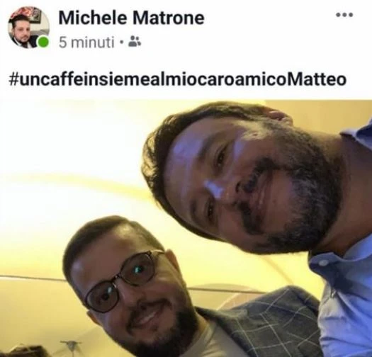 Matteo Salvini e la foto con il figlio del boss, i grillini scatenati: "Spieghi in Commissione Antimafia"