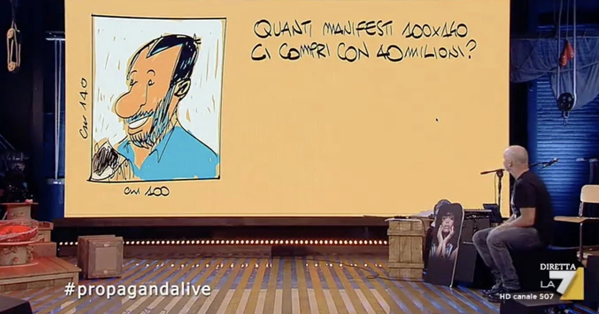 Matteo Salvini, tiro a bersaglio su La7: "I 49 milioni? Spesi così", i calcoli di Propaganda Live