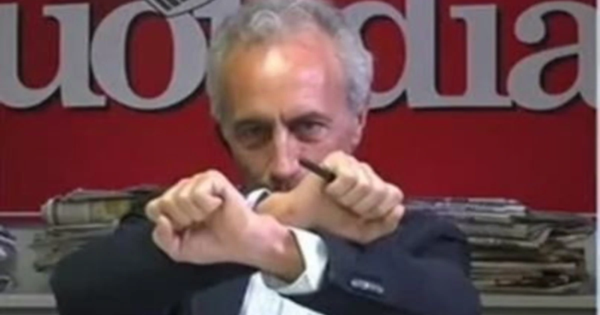 Marco Travaglio e Berlusconi, Palamara difende il Cav e il direttore perde il controllo: "Per i cortigiani di Arcore..."