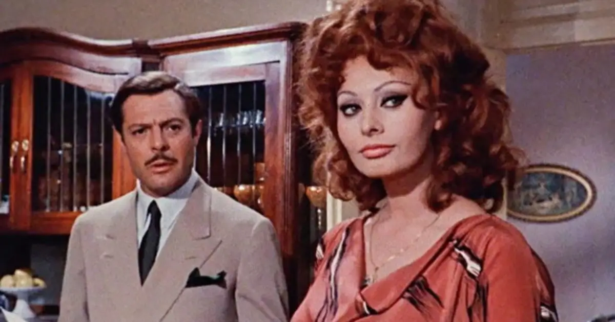 Matrimonio all'italiana, il trio delle meraviglie De Sica-Loren-Mastroianni