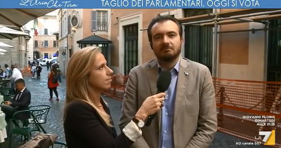 Riccardo Molinari a L'aria che tira punge Franceschini: "Salvini Batman? Ecco chi mi ricorda lui"