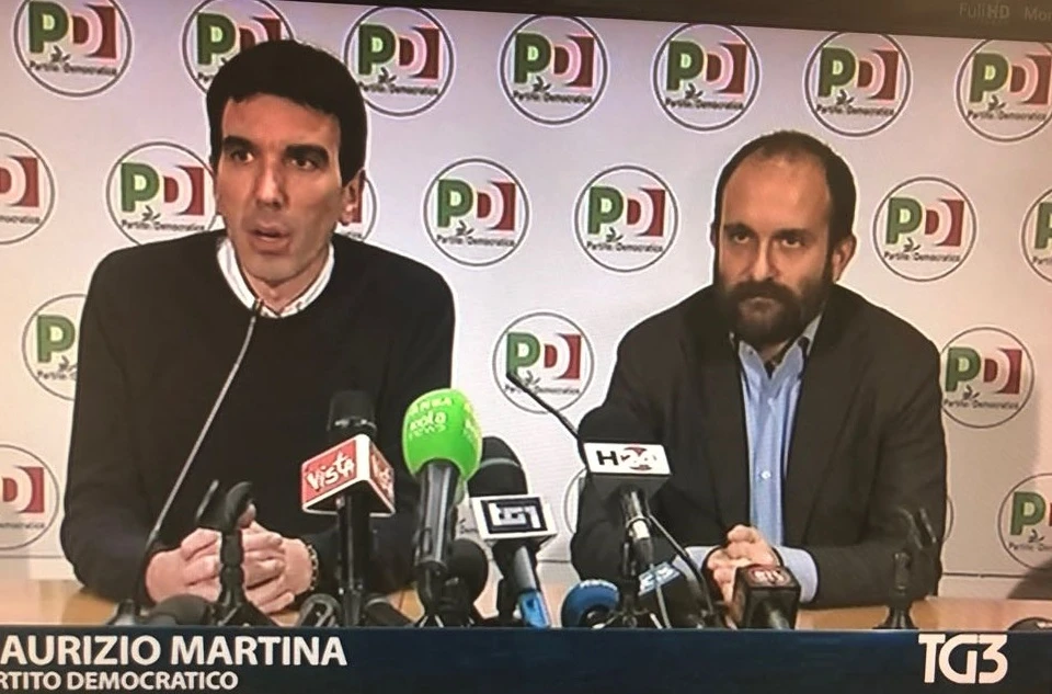 Pd, Matteo Orfini e Maurizio Martina distrutti dopo il verdetto del voto: la foto-simbolo della disfatta democratica