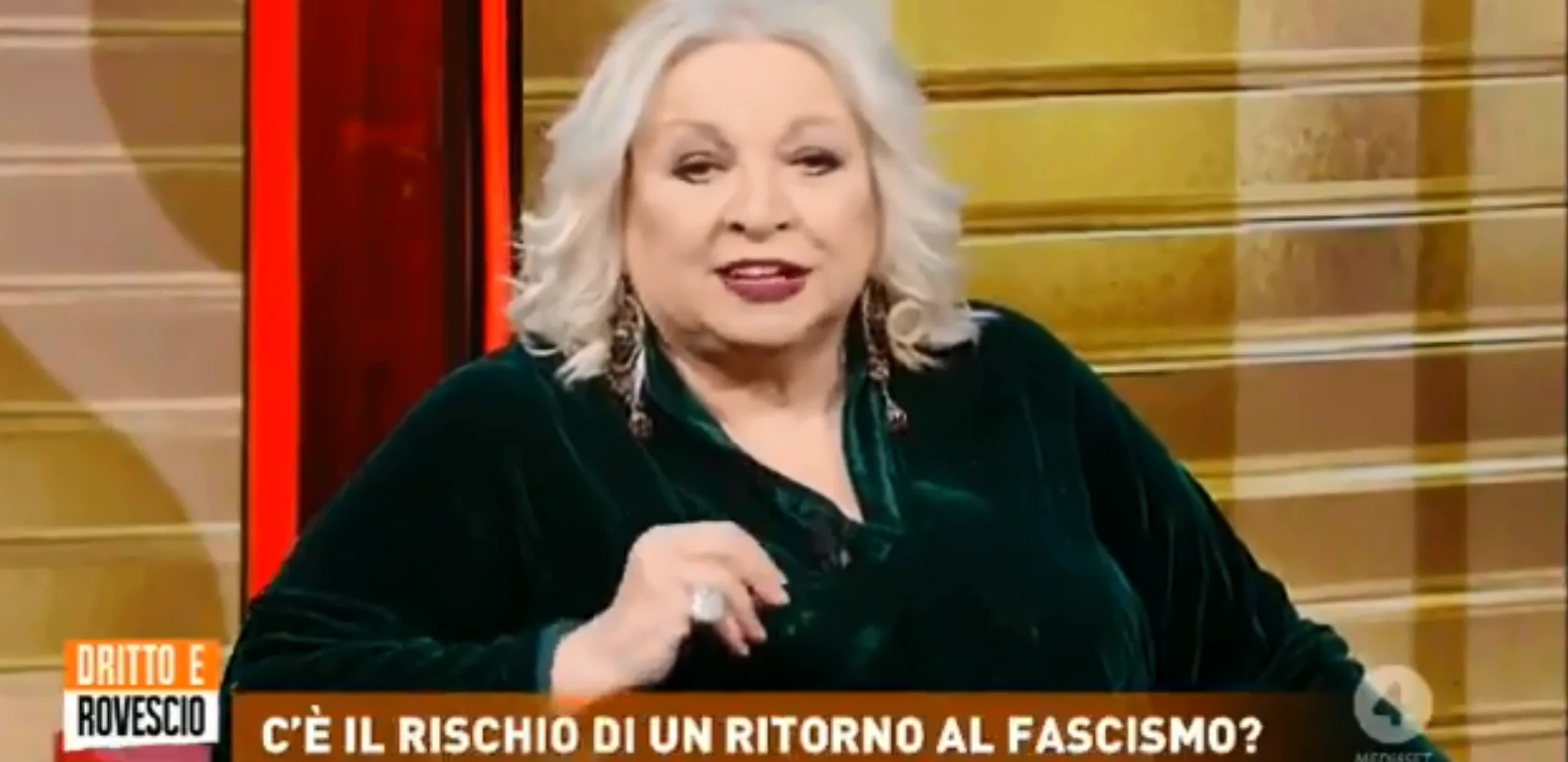 Maria Giovanna Maglie a Dritto e Rovescio: "Gli operai tutti con Salvini. Ma gli anti-fascisti zitti"