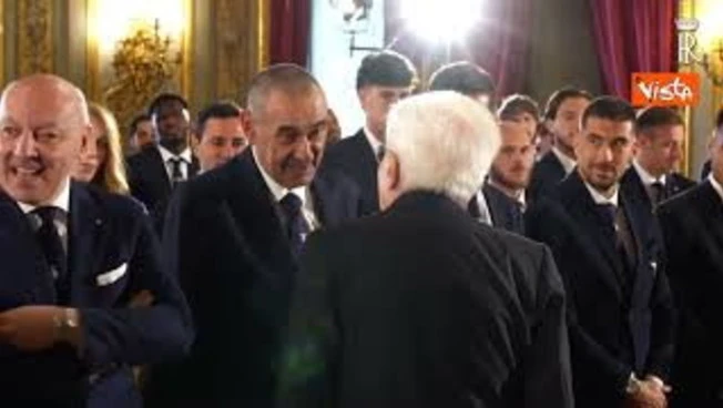 Mattarella riceve Inter e Lazio al Quirinale finaliste della Coppa Italia