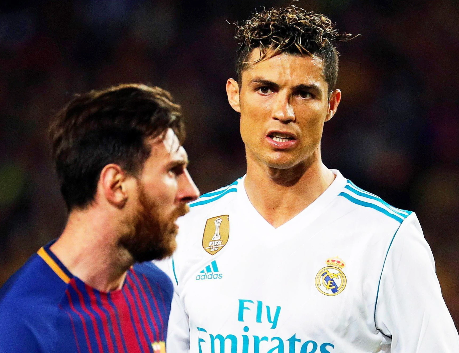 Tra Messi e Ronaldo c'è una distanza monumental