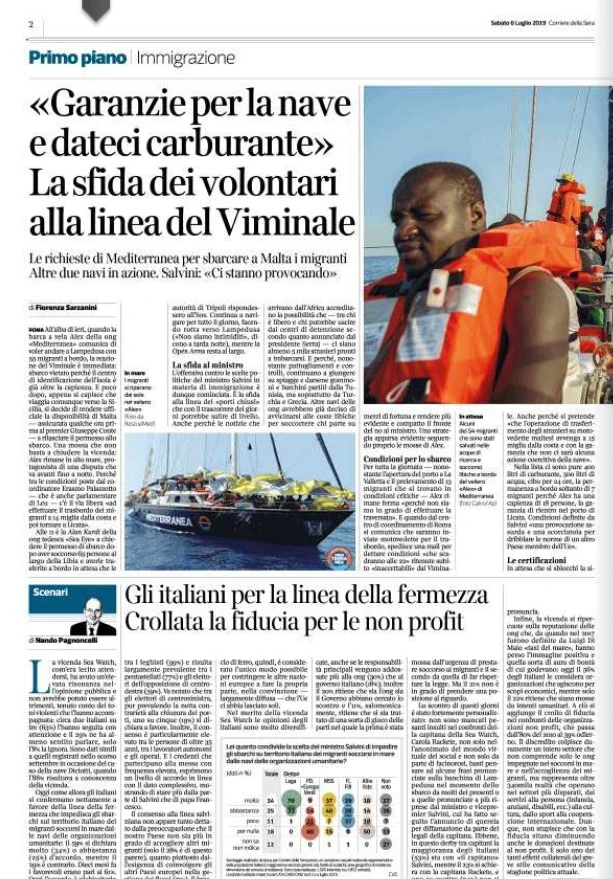 Sondaggio Pagnoncelli pro-Matteo Salvini, censura del Corriere della Sera? Come lo pubblicano