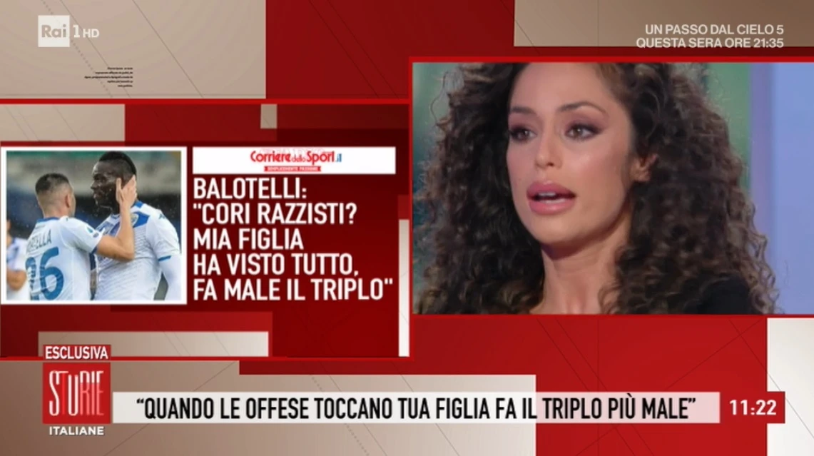 Mario Balotelli, Raffaella Fico in lacrime a Storie Italiane. Scontro con Anna Falchi: "Ma che significa?"