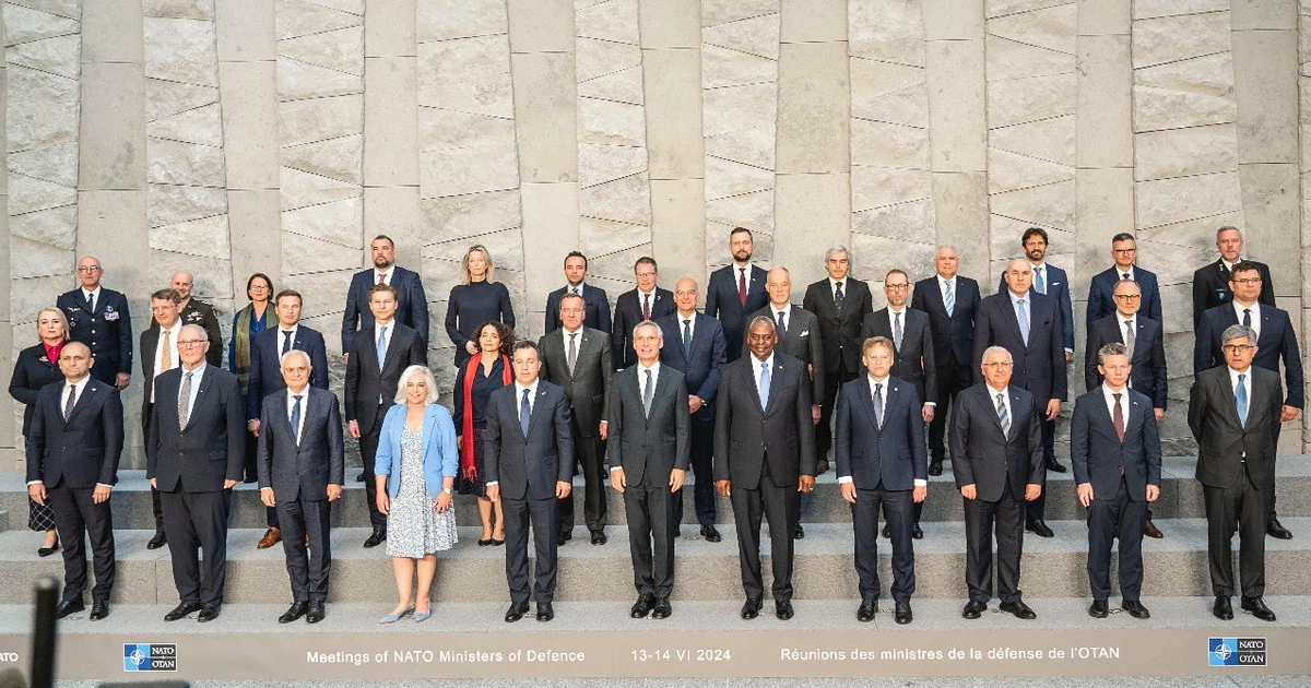 Il Ministro della Difesa Guido Crosetto al Consiglio Atlantico dei Ministri della Difesa a Bruxelles