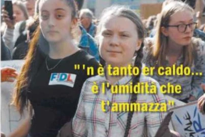 "Cosa ti ammazza". Prima pagina brutale sul Tempo: massacrata pure la ragazzina regina degli ecologisti