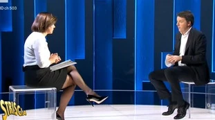 Striscia la Notizia, rumori inquietanti mentre intervista Matteo Renzi? Ecco chi ha boicottato Bianca Berlinguer
