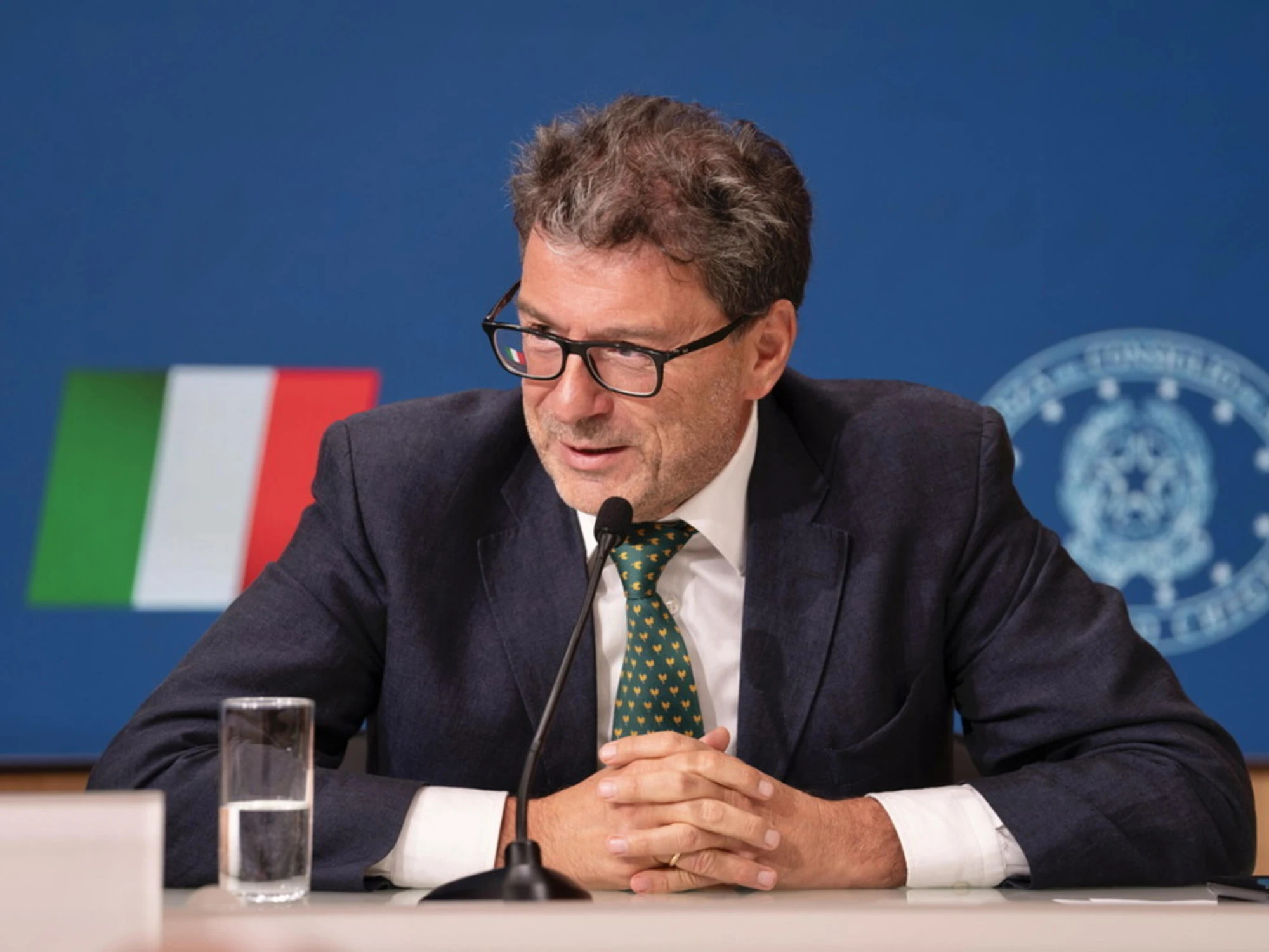 Il ministro Giorgetti presenta la Finanziaria
