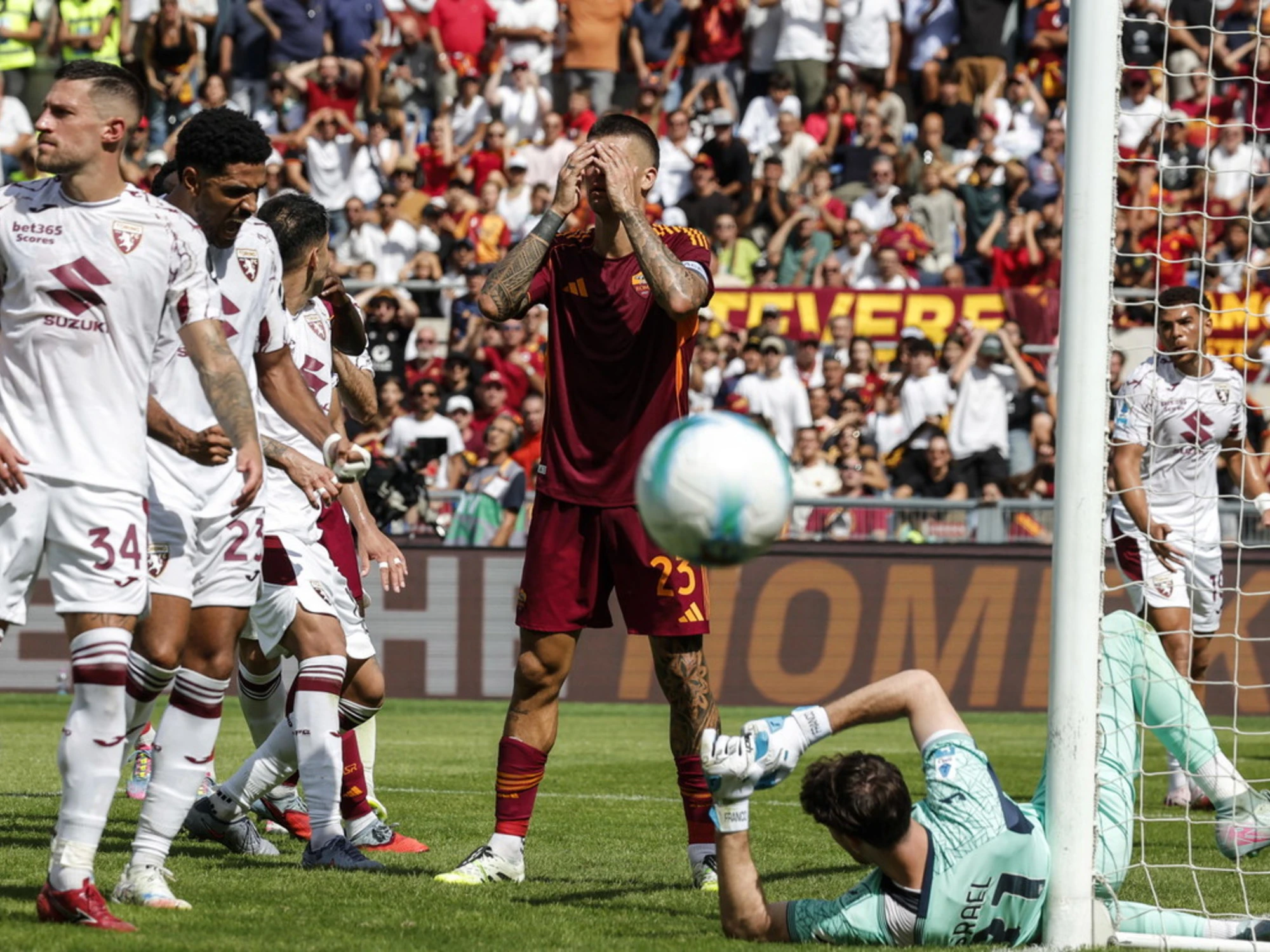 Serie A, la Roma stecca in casa: il Toro gode