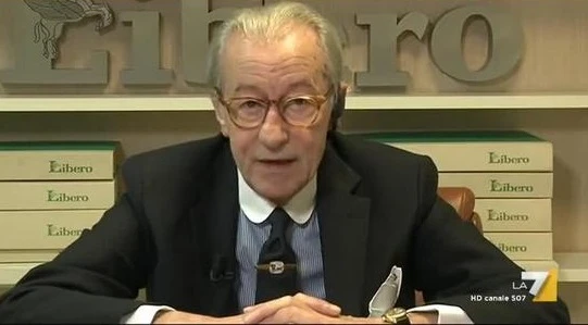 Vittorio Feltri a L'aria che tira, lezione a Massimo Giannini che straparla di razzismo: "I nullafacenti..."