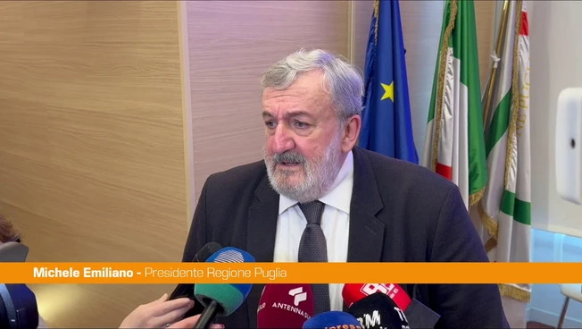 Quote AQP a comuni in Puglia, Emiliano "Chiuso percorso di messa in sicurezza"