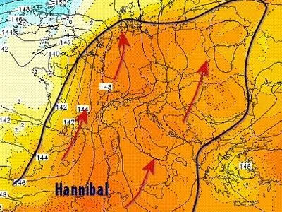 L'anticiclone Hannibal arriva sull'Italia. Sabato caldo record, a Firenze previsti 31°