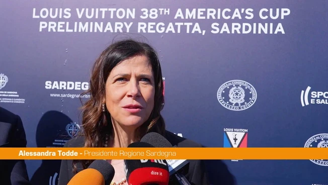 Todde "Louis Vuitton Cup evento eccezionale, orgogliosa di ospitarlo"