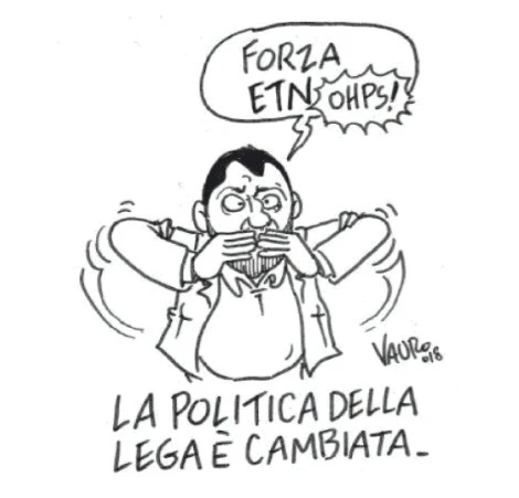 Salvini? Vorrebbe bruciare i siciliani ma non può: ecco servita l'ultima schifezza di Vauro / Guarda