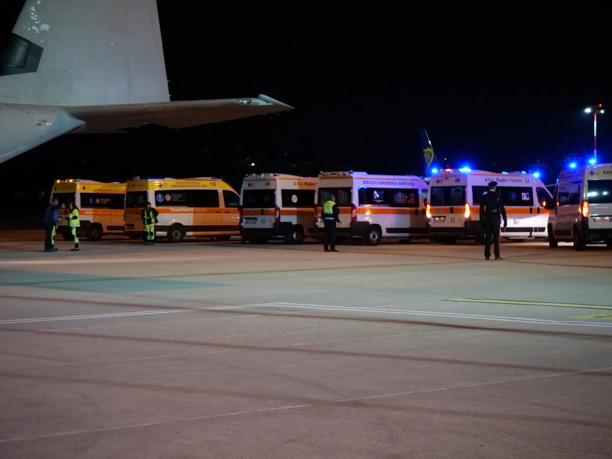 DIFESA, EVACUATI IN ITALIA 17 PAZIENTI PALESTINESI E 63 ACCOMPAGNATORI