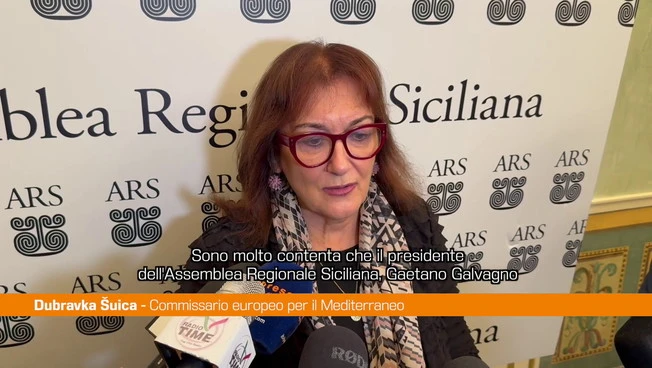 Sessione ARLEM a Palermo, Commissaria Suica presenta "Patto per il Mediterraneo"