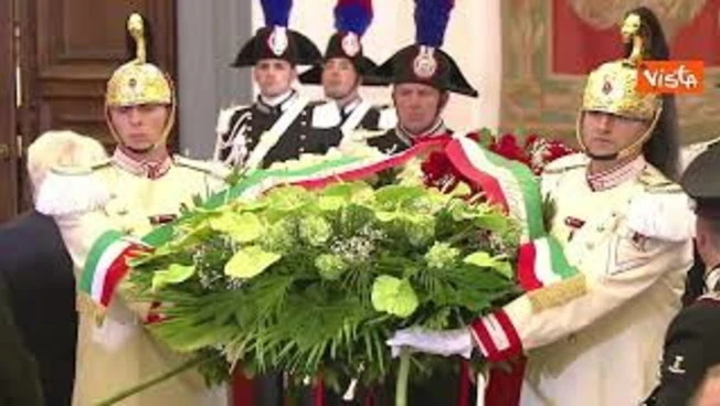 Funerali Emma Bonino, Mattarella saluta famigliari della leader radicale al termine della cerimonia