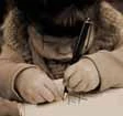 Bambina scrive a ladro: