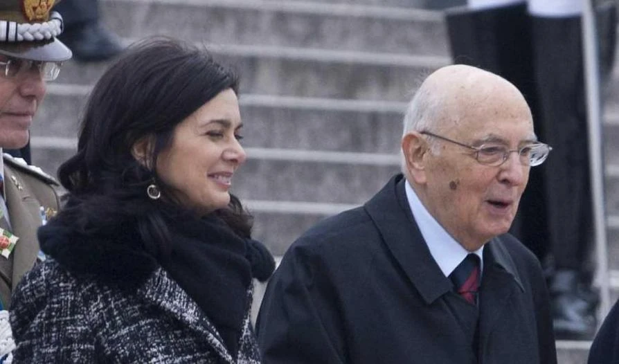 Laura Boldrini e Giorgio Napolitano