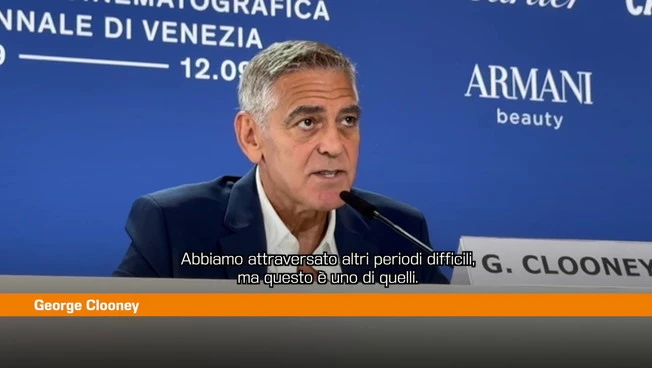 Venezia, Clooney "Usa guidati da persone incapaci"