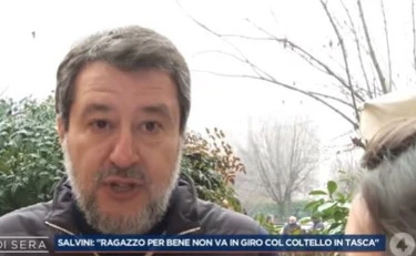 La Spezia, Salvini: "Un ragazzo perbene non gira con un coltello"