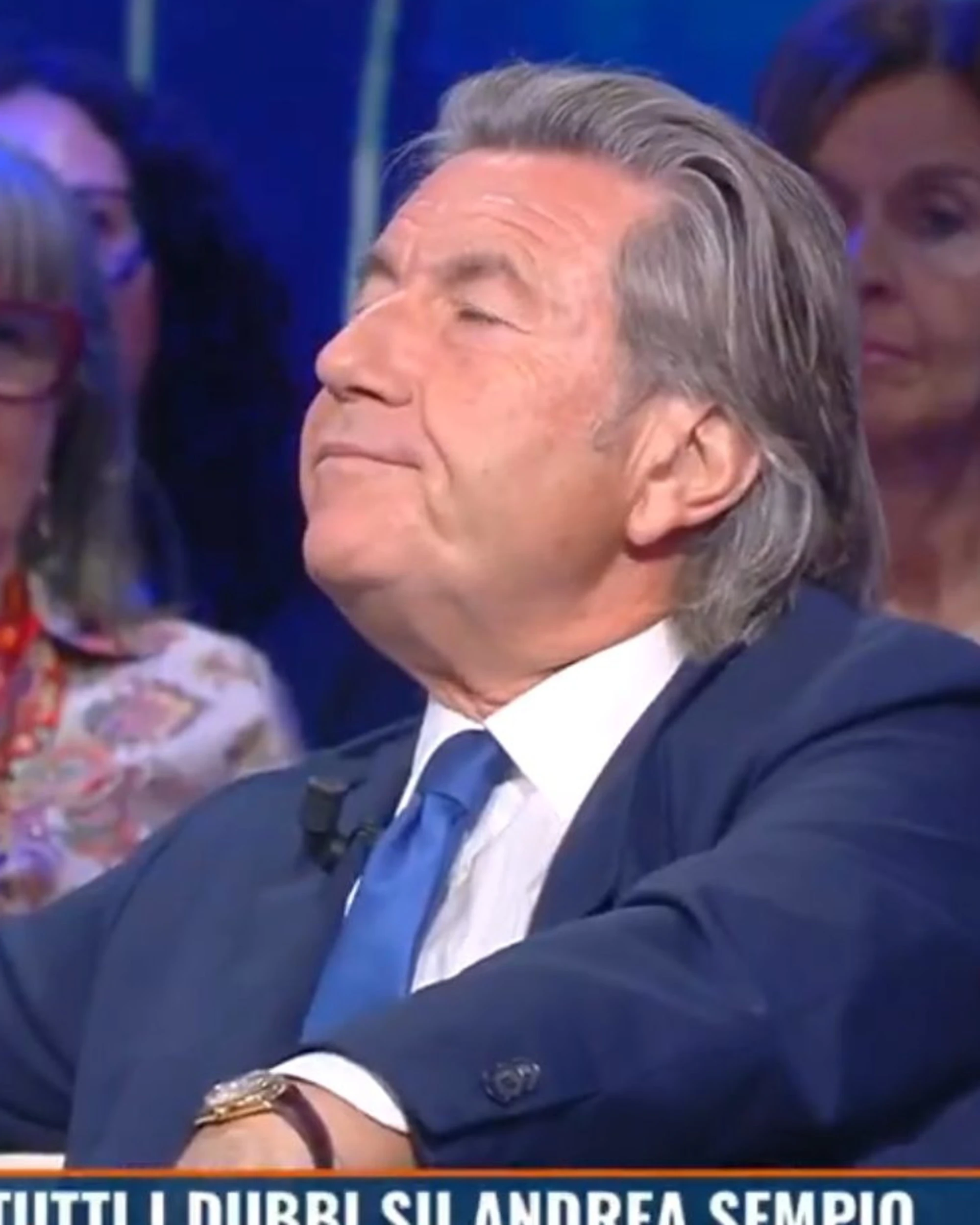 Garlasco, De Rensis crolla in tv: "Mi arrendo, non parlo più"