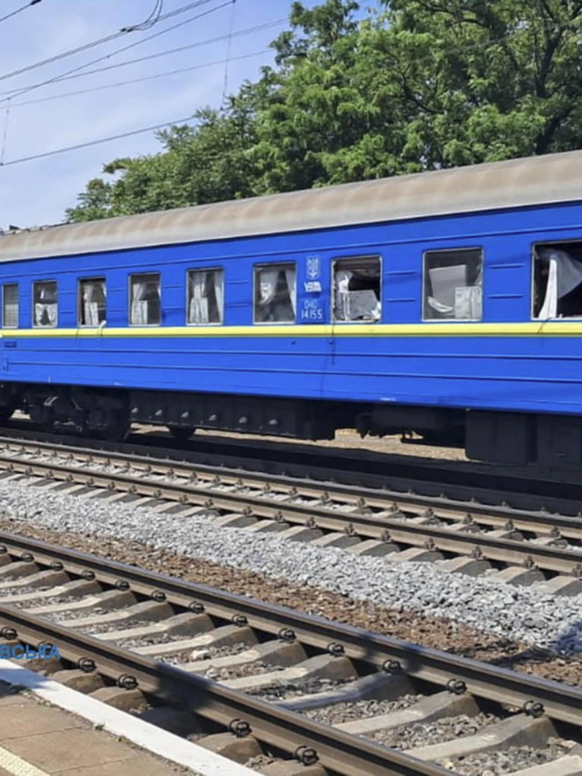 Treno da Kiev con 110 italiani a bordo sotto attacco dei droni russi