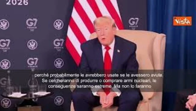 Accordo Usa-Iran, Trump: La cosa piì importante è che Teheran non abbia arma nucleare