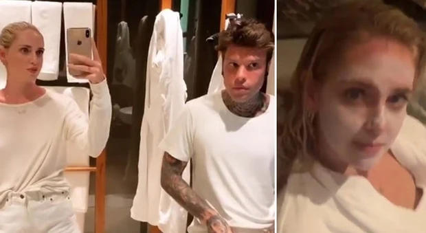 "Il cordino dentro il p***". Chiara Ferragni e Fedez spintissimi allo specchio: luna di miele piccante