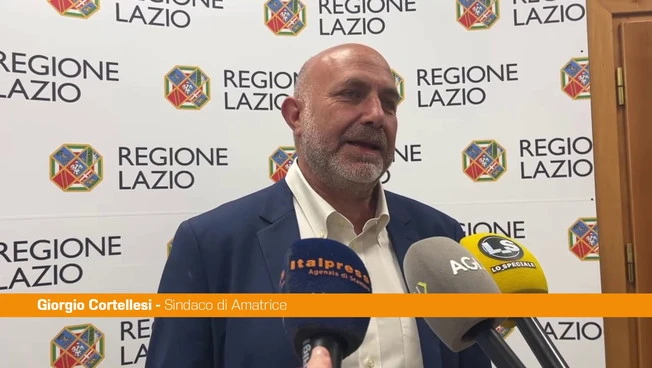 Sindaco Amatrice "Importante la ricostruzione di un territorio devastato"