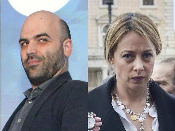 Giorgia Meloni, colpo mortale a Saviano: "Tu condannato...". Ego massacrato