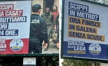 V Rimu "cenzura" plakatov Lige glede varnosti