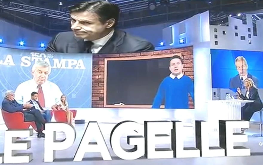 Vittorio Sgarbi, choc a L'aria che tira: "Giuseppe Conte bisessuale, l'altro cripto-checca"