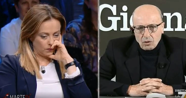 Alessandro Sallusti incalza la Meloni a DiMartedì: "Come farete quando andrete al governo?"