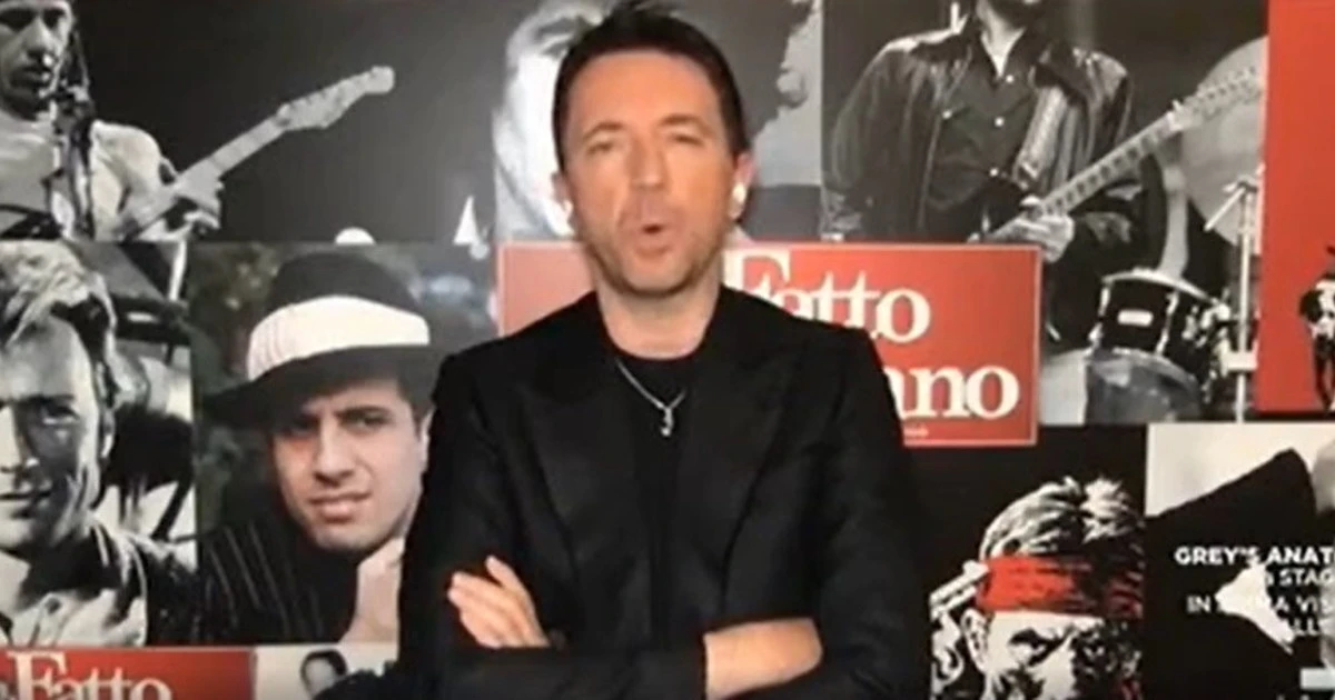 Otto e Mezzo, Andrea Scanzi insulta Matteo Salvini e Giorgia Meloni: "Uno porta sf***, l'altra è anche peggio"