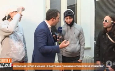 Dritto e rovescio, Del Debbio spiana il maranza: "Dopo una serie di c***te così..."