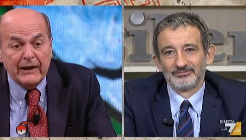 DiMartedì, Senaldi ammutolisce Bersani: "Ricordate cos'avete fatto?". Pensioni e Fornero, Pd asfaltato