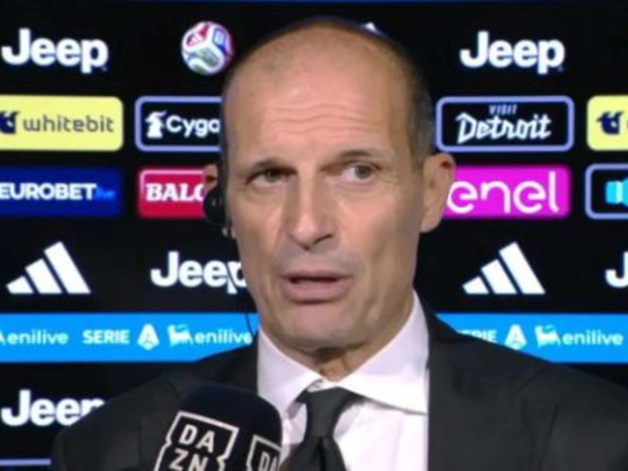 Juve-Milan, Allegri è una furia in tv: "Leao? Uno come lui lì deve fare gol"
