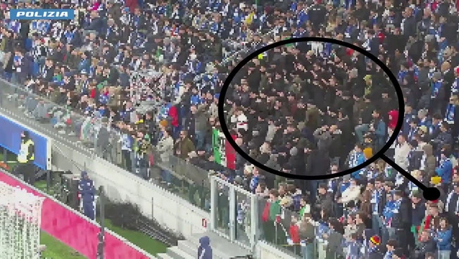 Disordini a Bergamo, avvisi di garanzia e perquisizioni per 7 Ultras Italia