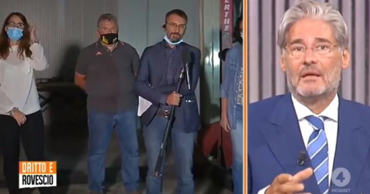 Paolo Del Debbio contro Pasquale Tridico a Dritto e rovescio: "Perché l'Inps non risponde?"