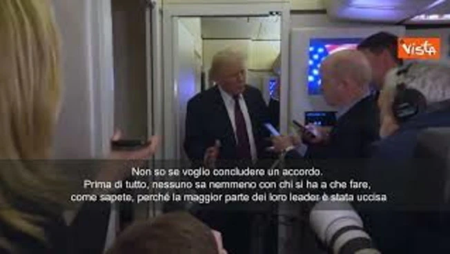 Crisi Iran, Trump: Non so se vogliamo fare un accordo, non sappiamo nemmeno con chi parlare