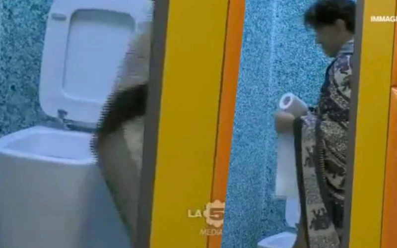 Grande Fratello Vip, lo scherzo finisce in disgrazia. &quot;Ma che c***&quot;, disastro e disgusto sul water