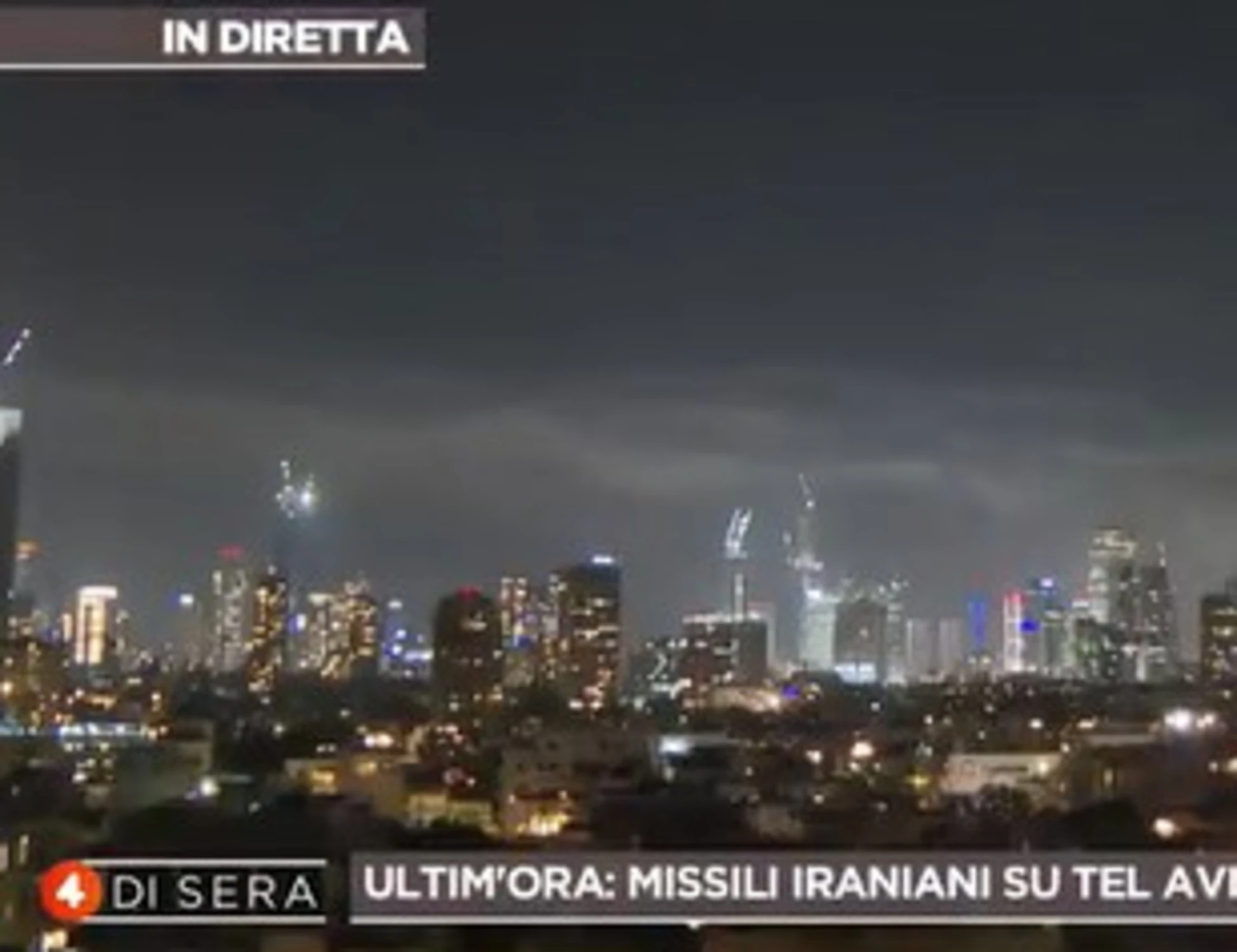 4 di Sera, il contrattacco dell'Iran contro Israele in diretta 