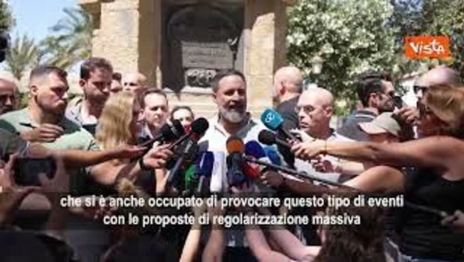 Migranti a Ceuta, Abascal (Vox): Attacco alla sovranità. Sanchez e Marocco responsabili