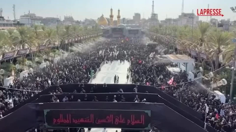 Iraq, quasi 5 milioni di musulmani sciiti a Karbala per il pellegrinaggio annuale dell'Arbaeen