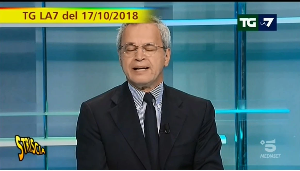 Striscia la Notizia contro Enrico Mentana, pesantissima accusa al TgLa7: "Fatti l'antidoping"