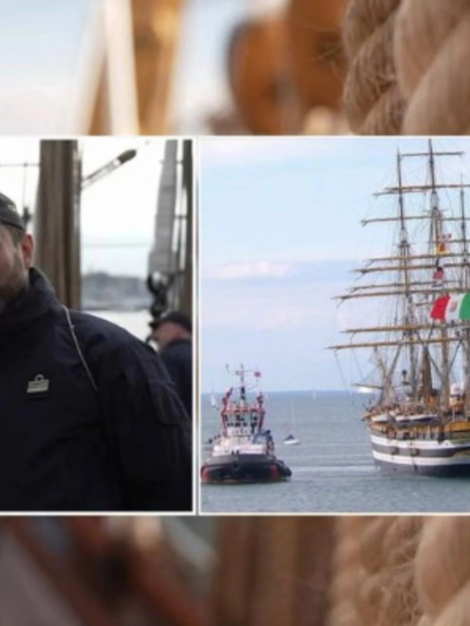 La nave Amerigo Vespucci fa volare lo speciale Tg1